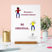 ダンサーとして多才になる アクリルサイン (ウェディング)