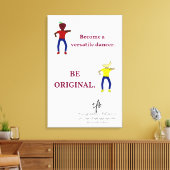 ダンサーとして多才になる キャンバスプリント (インサイチュ (リビング))