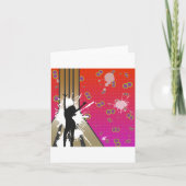 ダンサーとギター カード (正面)