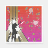 ダンサーとギター スタンダードランチョンナプキン (正面)