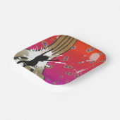 ダンサーとギター ペーパープレート (傾斜あり)