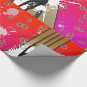 ダンサーとギター ラッピングペーパー