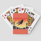 ダンサーとスピーカー トランプ (裏面)