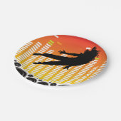 ダンサーとスピーカー ペーパープレート (アングル)