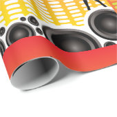 ダンサーとスピーカー ラッピングペーパー (ロールコーナー)