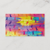 ダンサーとフィットネス 名刺 (裏面)