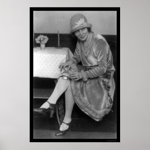 ダンサーと彼女のガーターフラスコ1926 ポスター