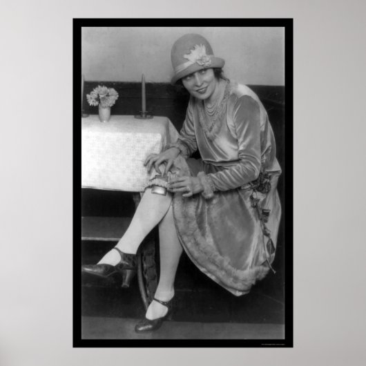 ダンサーと彼女のガーターフラスコ1926 ポスター (正面)