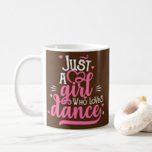 . .ダンサーにダンスの贈り物を好きな女の子 コーヒーマグカップ
