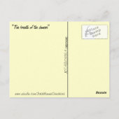 ダンサーのはがきの息 ポストカード (裏面)