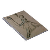 ダンサーのエドガー・ドガ|の勉強 ノートブック (右側)