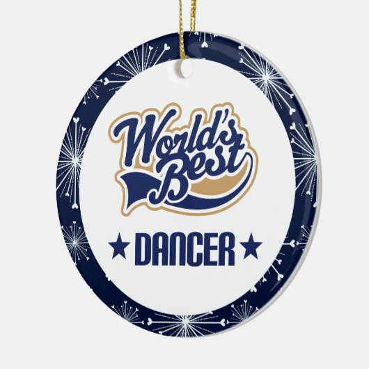 ダンサーのギフトのオーナメント セラミックオーナメント (左)