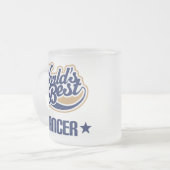 ダンサーのギフト(世界のベスト) フロストグラスマグカップ (正面左)