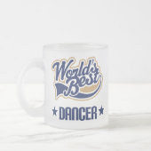 ダンサーのギフト(世界のベスト) フロストグラスマグカップ (左)