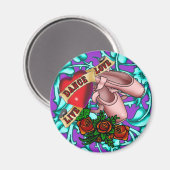 ダンサーのタトゥーマグネット マグネット (正面/裏面)