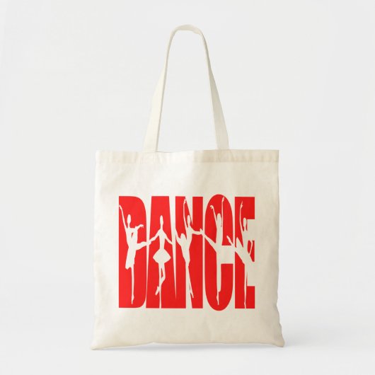 ダンサーのダンスのバッグ トートバッグ (正面)