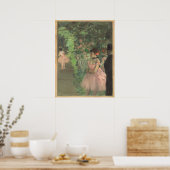 ダンサーのバックステージ – エドガー・デガスファインアート ポスター (キッチン)