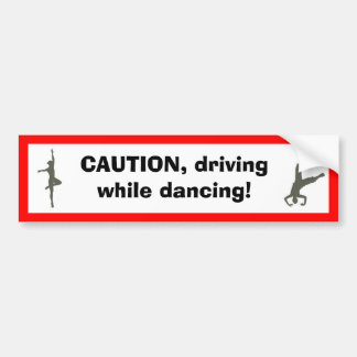 ダンサーのバンパーステッカー バンパーステッカー