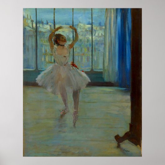 ダンサーのポーズ – Edgar Degas - 1873 ポスター (正面)