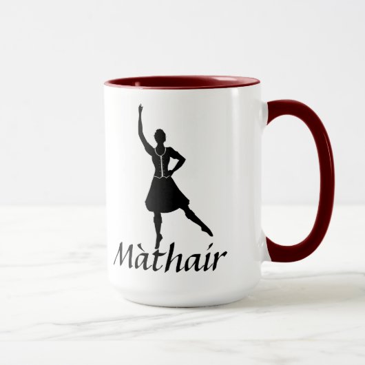 ダンサーのマグのMàthair マグカップ (右)