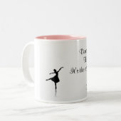 ダンサーのマグ ツートーンマグカップ (正面左)