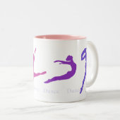ダンサーのマグ ツートーンマグカップ (正面右)