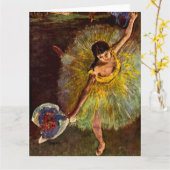 ダンサーのロシタマウリ1877 カード (黄色い花)