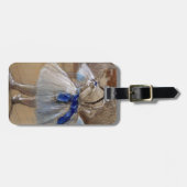 ダンサーの勉強を消す ラゲッジタグ (正面横)