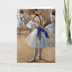 ダンサーの勉強- Edgar Degas - c1890 カード