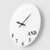 ダンサーの時計 ラージ壁時計 (傾斜)