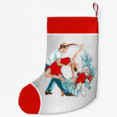 ダンサーの楽しい休日 スモールクリスマスストッキング (裏面)