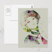 ダンサーの水彩画 ポストカード (正面/裏面)