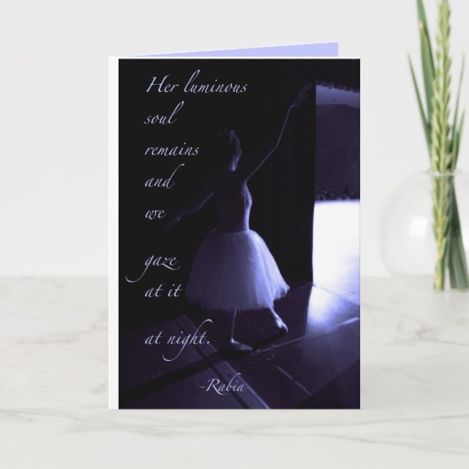 ダンサーの準備カードブルー シーズンカード (正面)