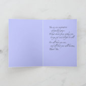 ダンサーの準備カードブルー シーズンカード (内部)