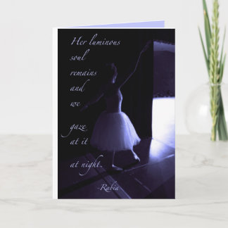 ダンサーの準備カードブルー シーズンカード