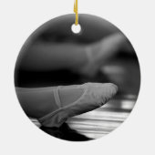 ダンサーの祈りの言葉のダンスの写真のオーナメント セラミックオーナメント (裏面)