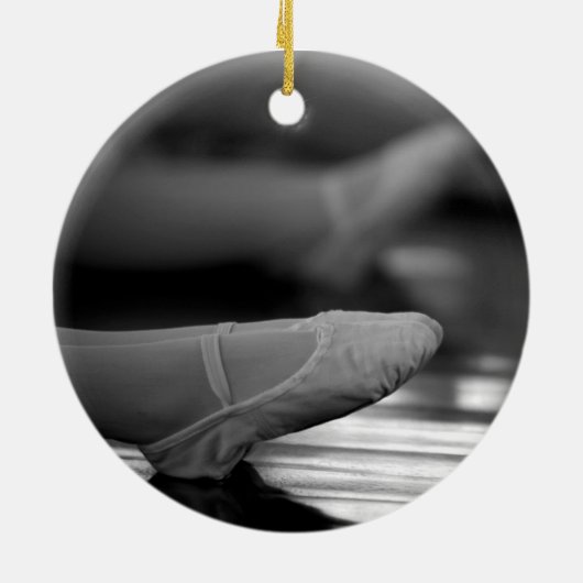 ダンサーの祈りの言葉のダンスの写真のオーナメント セラミックオーナメント (裏面)