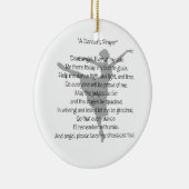 ダンサーの祈りの言葉のダンスの1面オーナメント セラミックオーナメント (右)