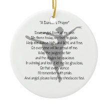 ダンサーの祈りの言葉のダンスの1面オーナメント