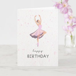 ダンサーへの誕生日カード カード