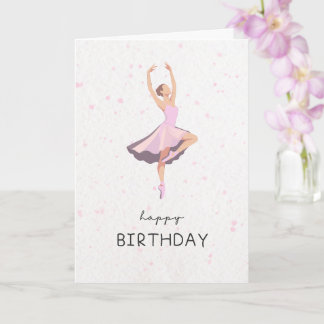 ダンサーへの誕生日カード カード