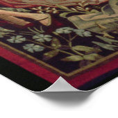 ダンサーやミュージシャンを描いたタペストリー ポスター (角)