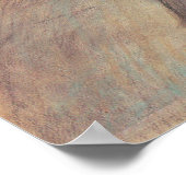 ダンサーエドガー・デガにより休息,ヴィンテージ・バレエ・アート ポスター (角)