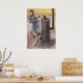 ダンサーエドガー・デガにより休息,ヴィンテージ・バレエ・アート ポスター (キッチン)