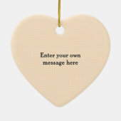 ダンサーエレガント:青いシルクドレス(パーソナライズされた) セラミックオーナメント (裏面)