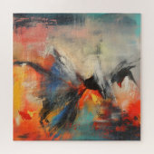 ダンサーカラフル抽象芸術 ジグソーパズル (横)