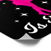 ダンサーガール踊りは魔法女性ダンス ポスター (角)
