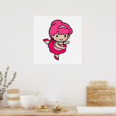 ダンサーガール ポスター (キッチン)