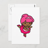 ダンサーガール ポストカード (正面/裏面)