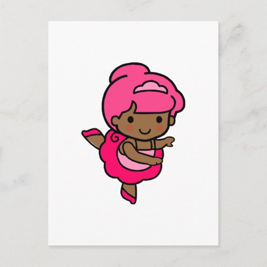 ダンサーガール ポストカード (正面)